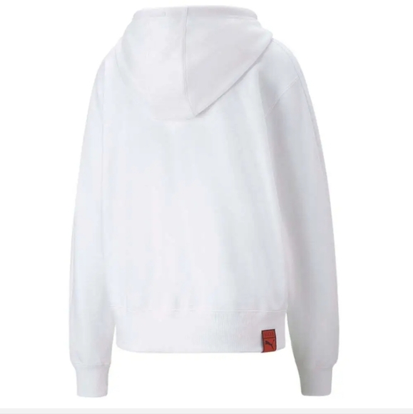 Puma x Vogue Logo Hoodie in White - Picture 3 of 5